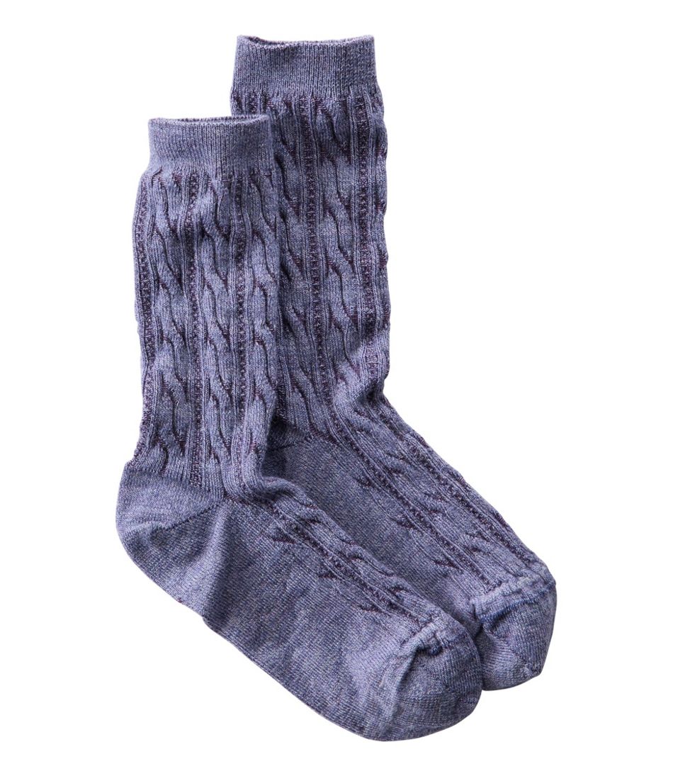 L.L.Bean Discount | Women's Smartwool Everyday Cable Crew Socks