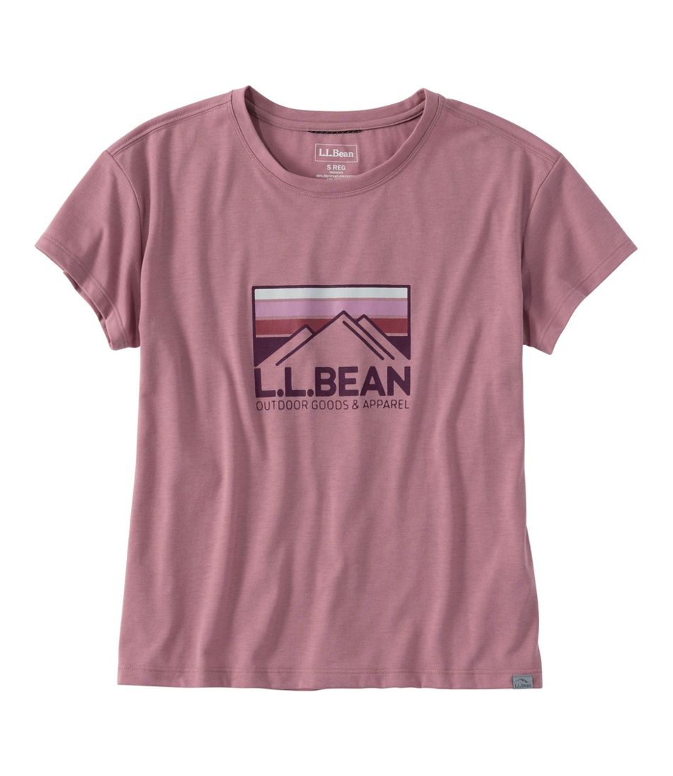 L.L.Bean For Sale | Women's Mountainside Crewneck Tee, Short-Sleeve Graphic