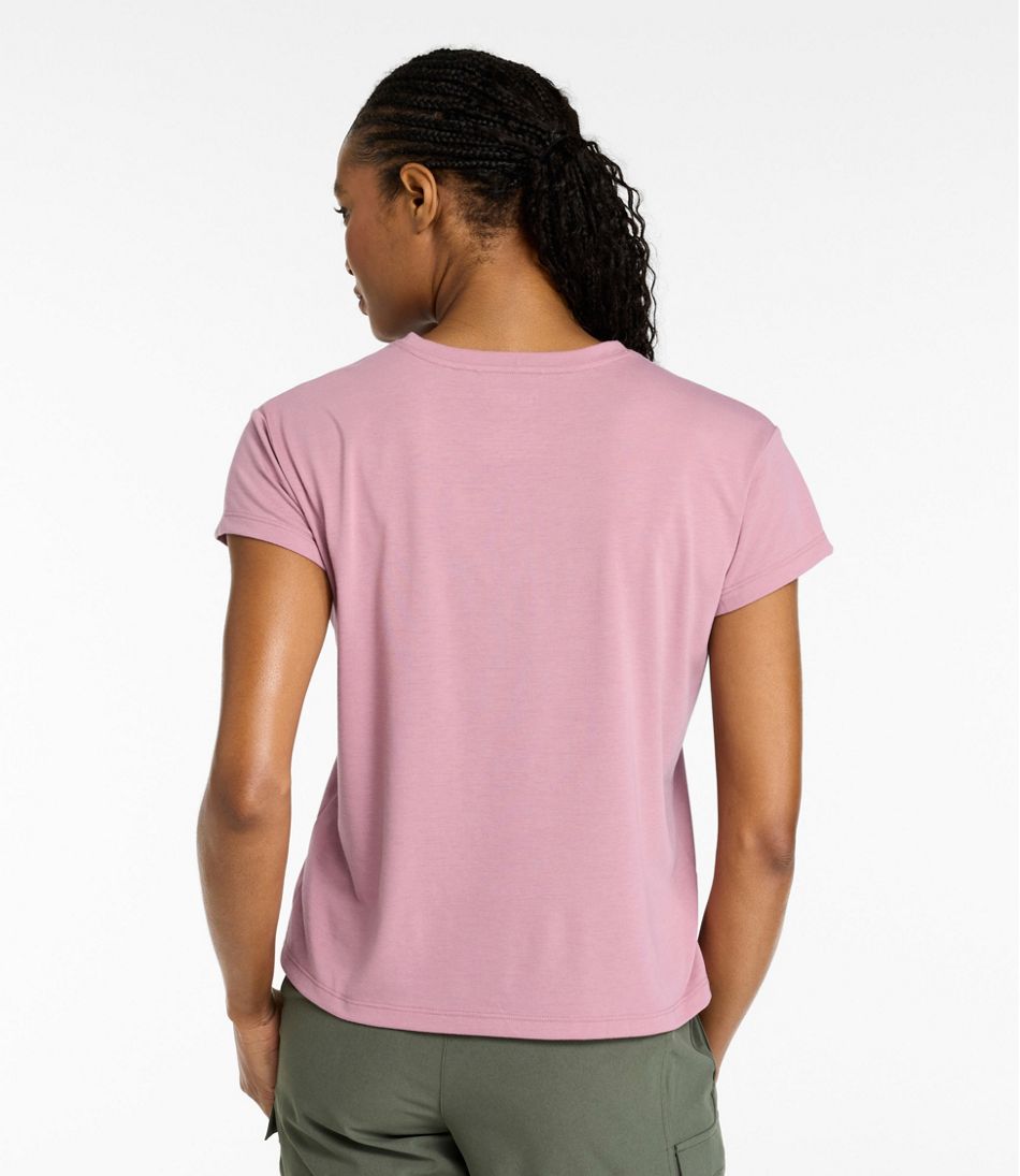L.L.Bean For Sale | Women's Mountainside Crewneck Tee, Short-Sleeve Graphic