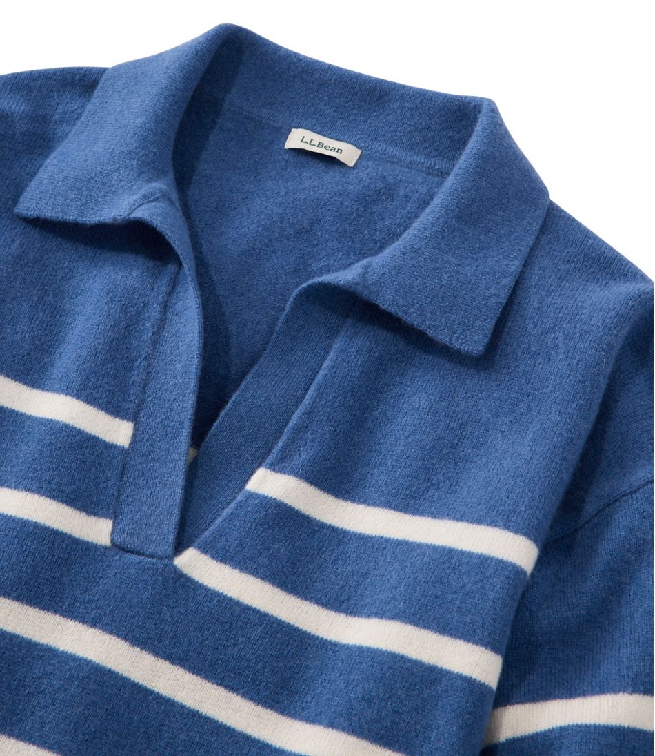 L.L.Bean Outlet | Women's Classic Cashmere Sweater, Relaxed Polo