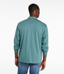 L.L.Bean New | Men's Carefree Unshrinkable Polo, Long-Sleeve, Without Pocket