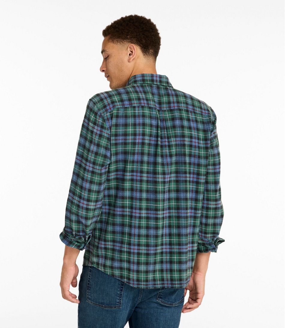 L.L.Bean US | Men's Sunwashed Twill Shirt, Slightly Fitted Untucked Fit