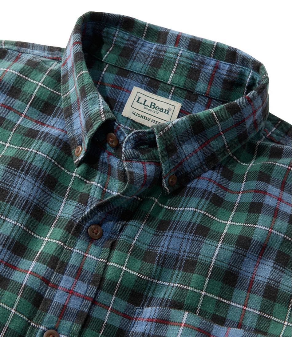 L.L.Bean US | Men's Sunwashed Twill Shirt, Slightly Fitted Untucked Fit