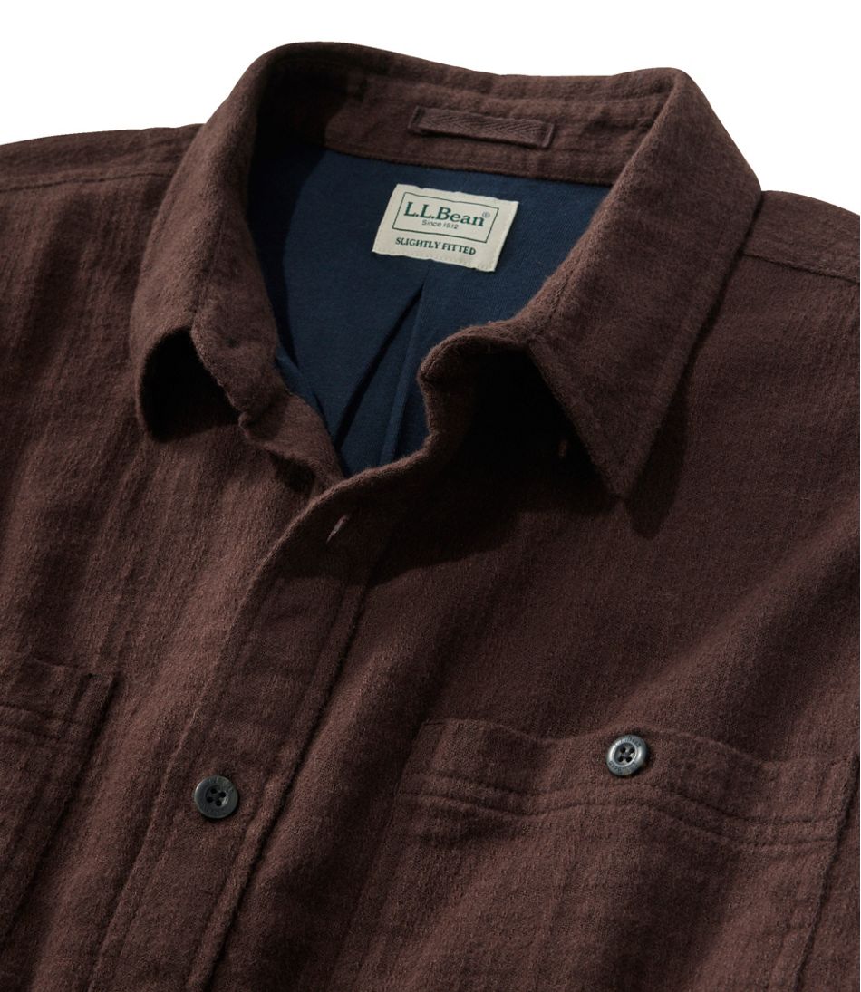 L.L.Bean Sale | Men's 1912 Field Flannel Shirt, Lined, Slightly Fitted Untucked Fit