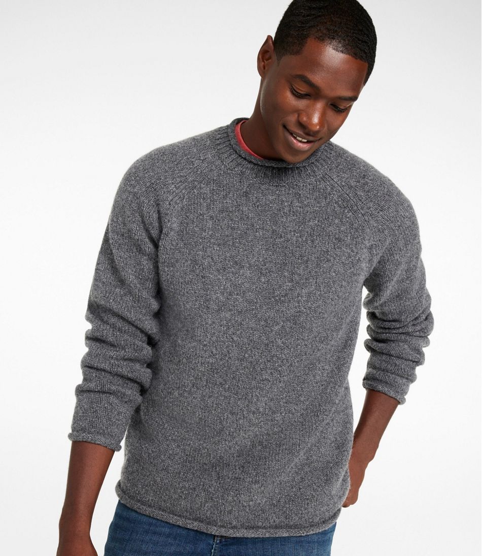 L.L.Bean New | Men's Bean's Classic Ragg Wool Sweater, Rollneck
