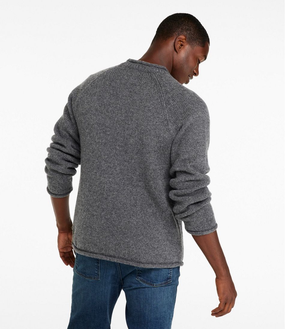 L.L.Bean New | Men's Bean's Classic Ragg Wool Sweater, Rollneck