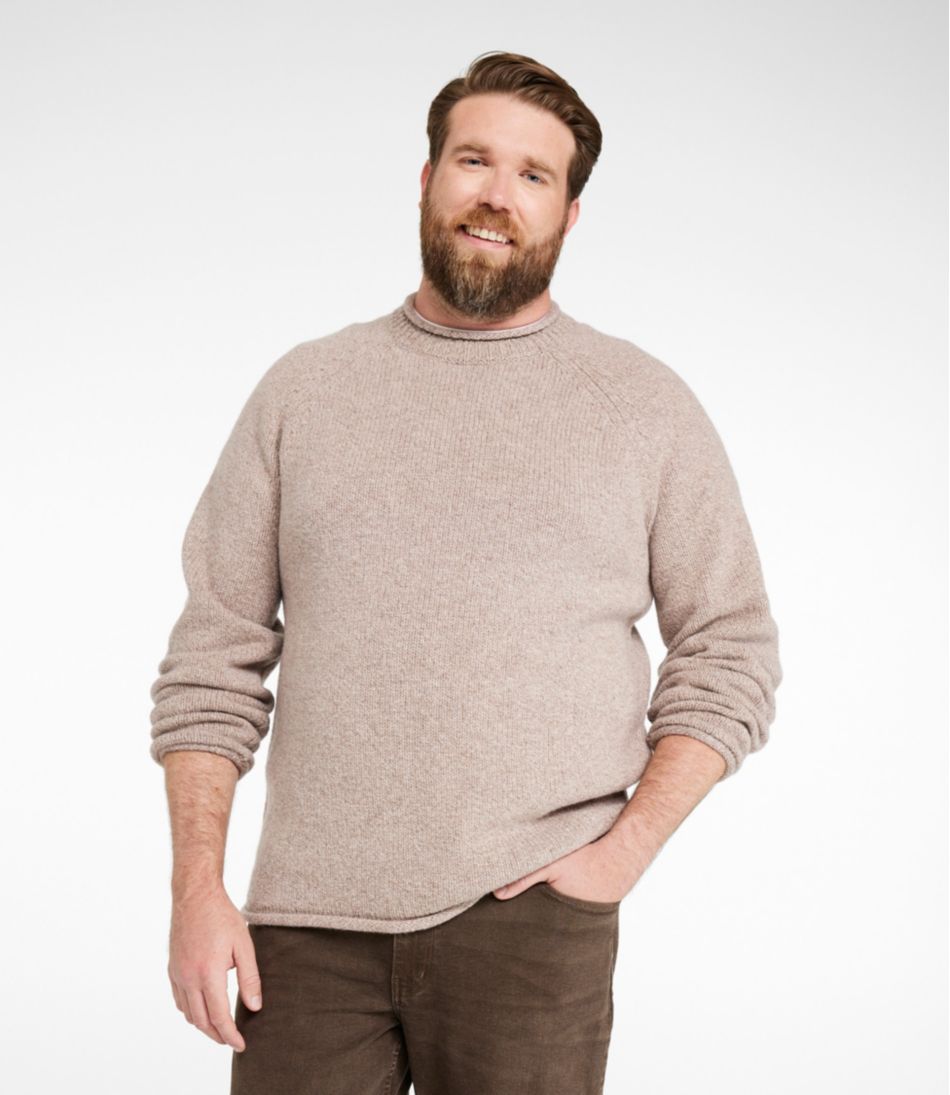 L.L.Bean New | Men's Bean's Classic Ragg Wool Sweater, Rollneck