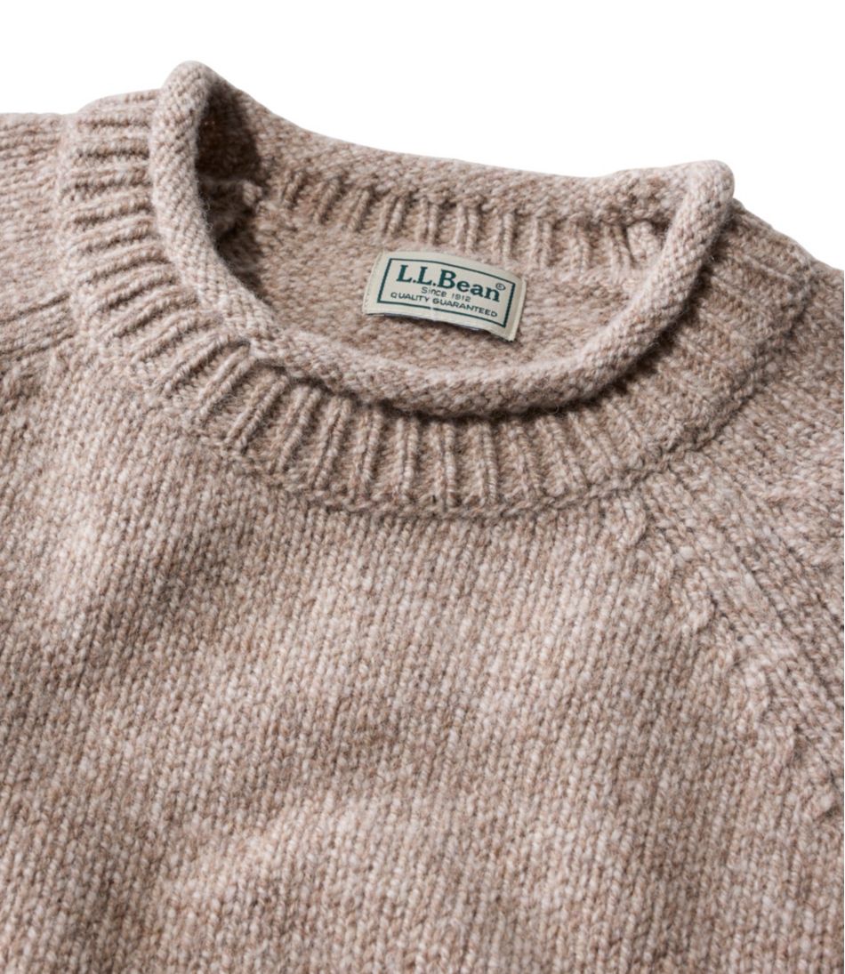 L.L.Bean New | Men's Bean's Classic Ragg Wool Sweater, Rollneck