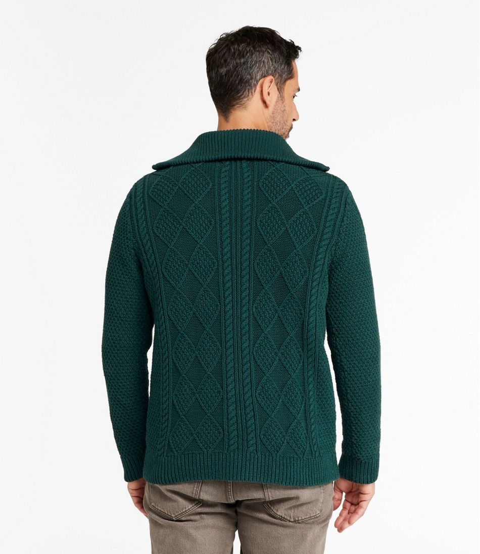 L.L.Bean Sale | Men's Signature Cotton Fisherman Sweater, Full-Zip