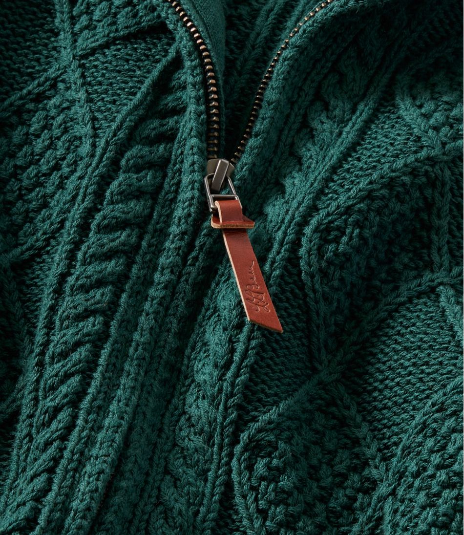L.L.Bean Sale | Men's Signature Cotton Fisherman Sweater, Full-Zip