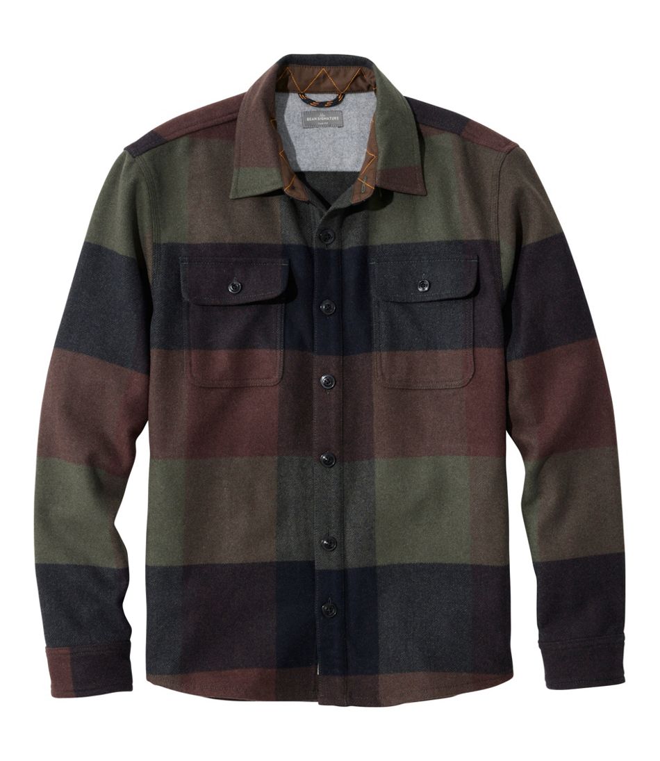 L.L.Bean On Sale | Men's Signature Wool Workshirt, Plaid