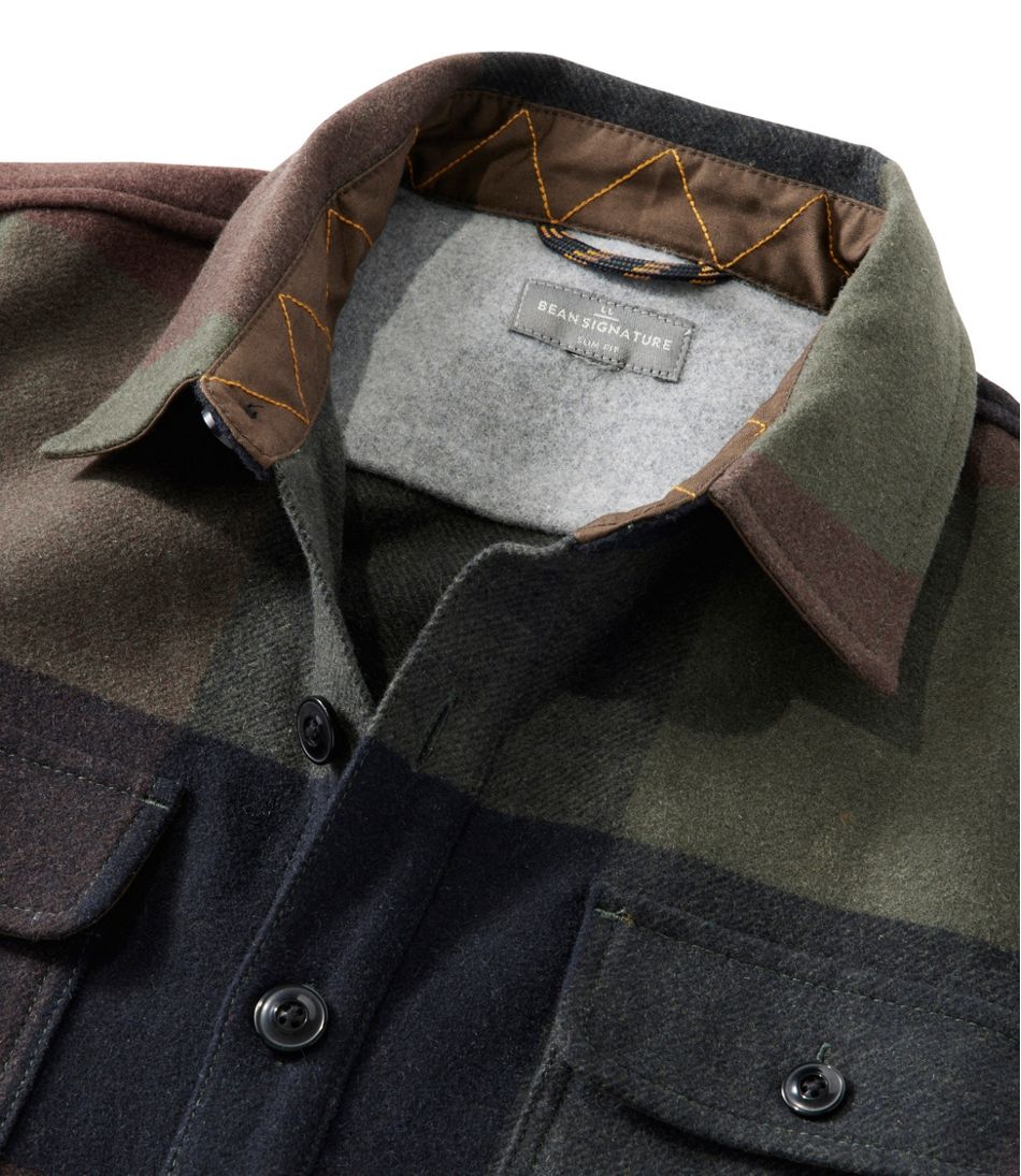 L.L.Bean On Sale | Men's Signature Wool Workshirt, Plaid