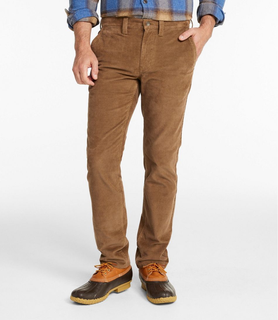 L.L.Bean Online | Men's BeanFlex® Corduroy Pants, Chinos, Standard Fit, Straight Leg
