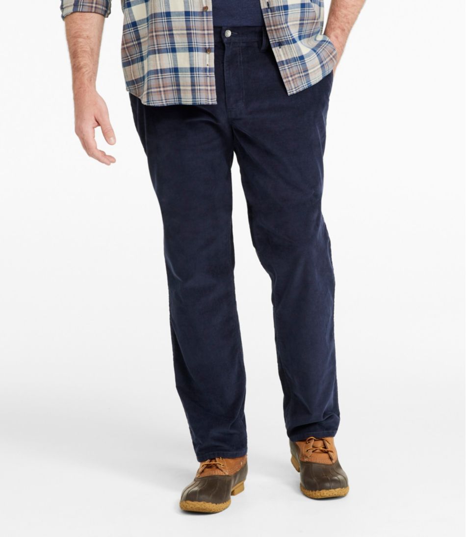 L.L.Bean Online | Men's BeanFlex® Corduroy Pants, Chinos, Standard Fit, Straight Leg