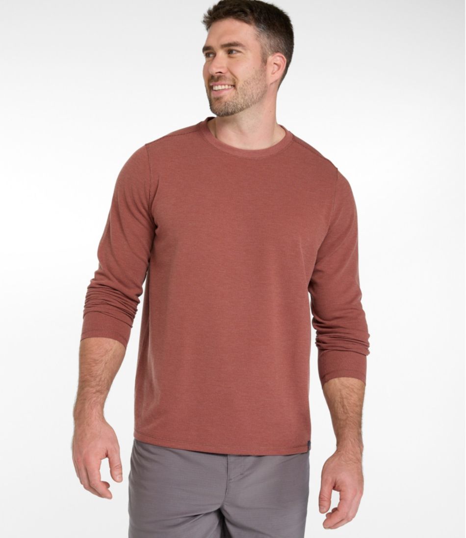 L.L.Bean Discount | Men's Mountainside Micro Waffle Crew