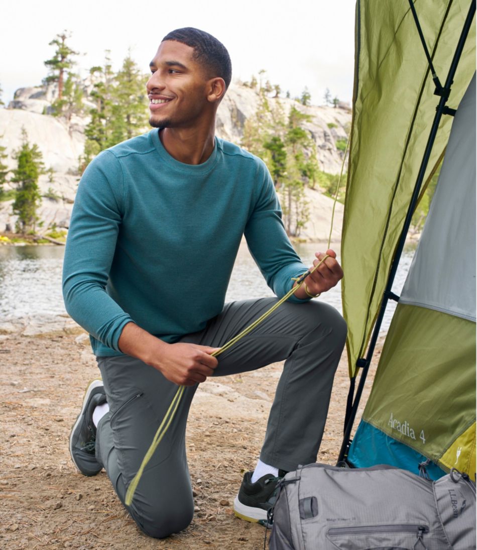 L.L.Bean Discount | Men's Mountainside Micro Waffle Crew