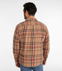 L.L.Bean Outlet | Men's 1912 Field Flannel Shirt, Lined, Slightly Fitted Untucked Fit, Plaid