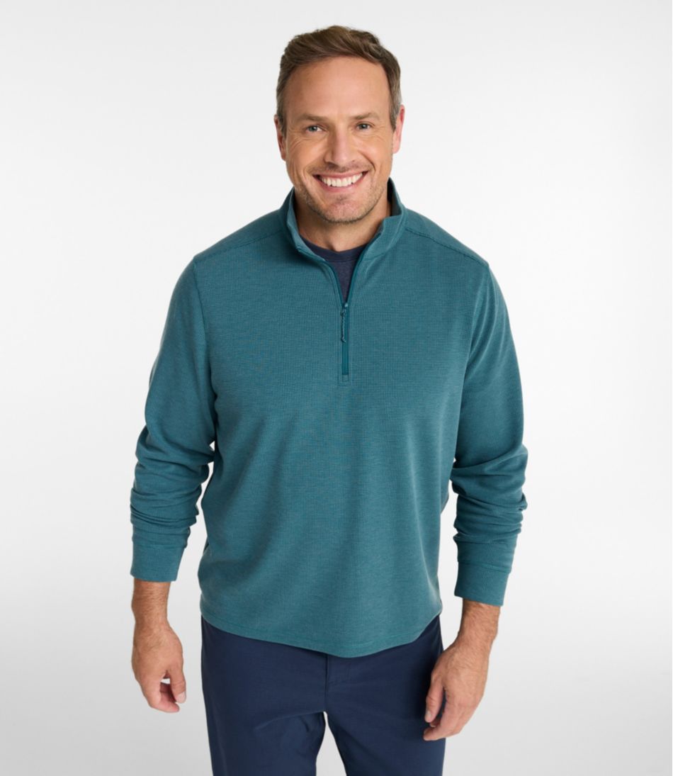 L.L.Bean For Sale | Men's Mountainside Micro Waffle, 1/4 Zip