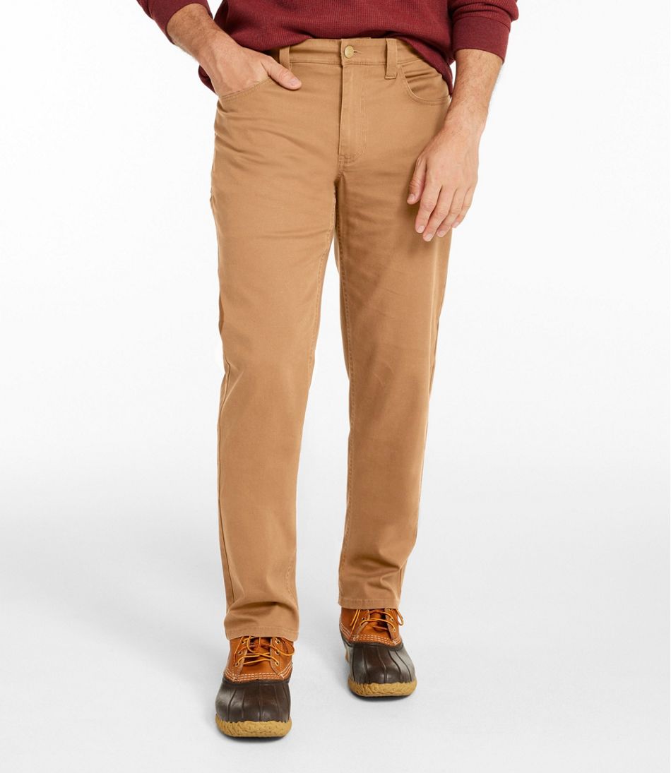 L.L.Bean New | Men's BeanFlex® Performance Canvas Pants, Five-Pocket, Standard Fit, Straight Leg