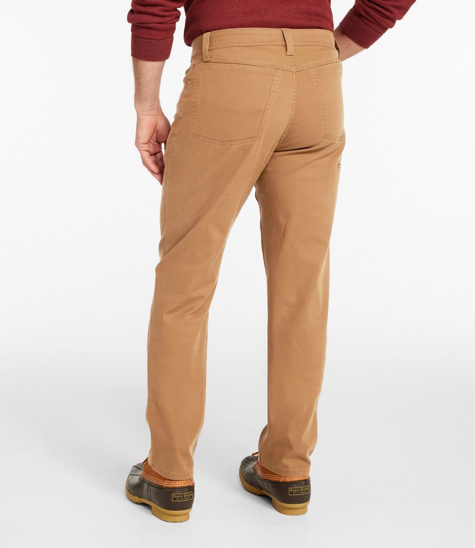 L.L.Bean New | Men's BeanFlex® Performance Canvas Pants, Five-Pocket, Standard Fit, Straight Leg
