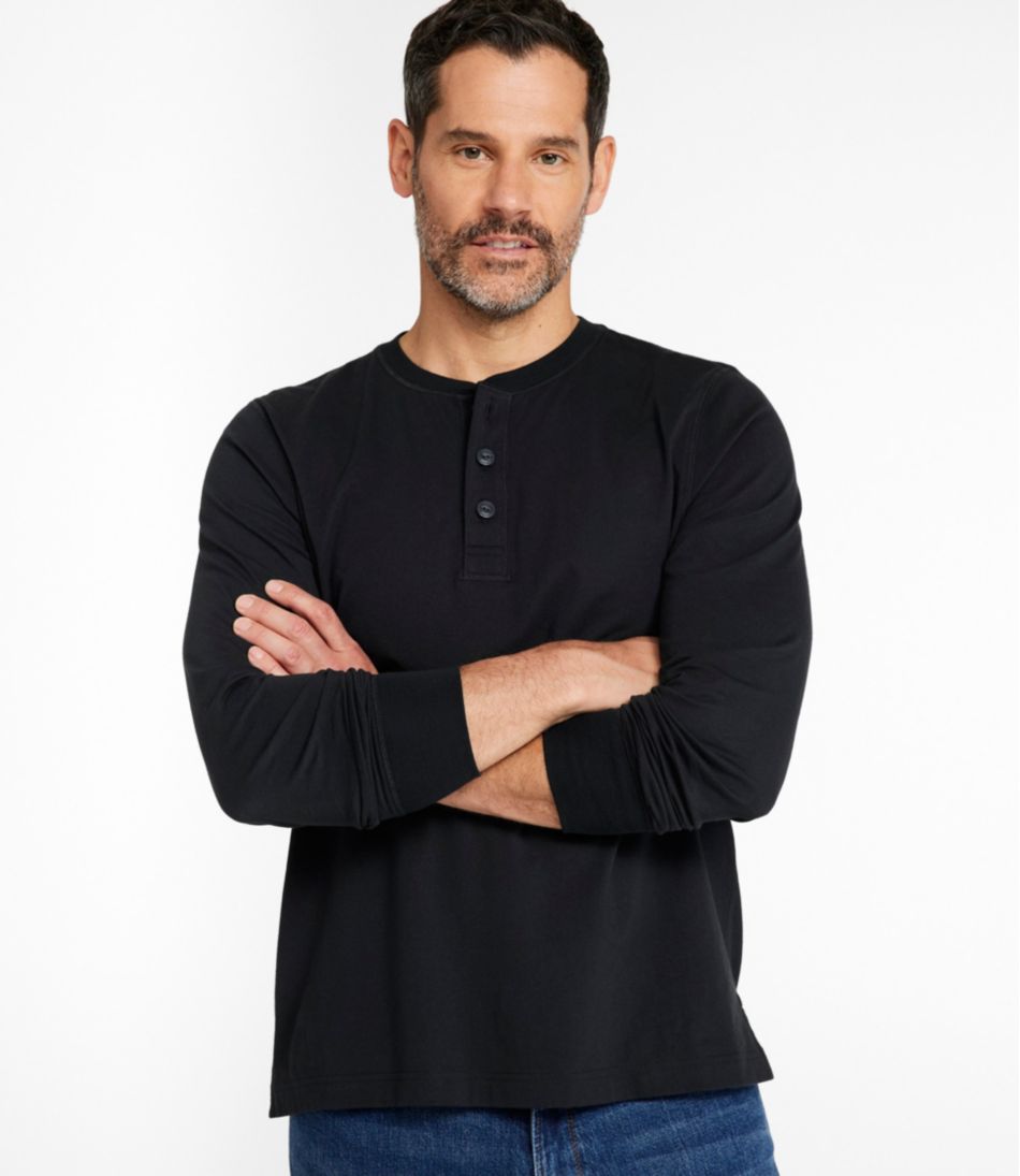 L.L.Bean Online | Men's Signature Northwoods Henley, Long-Sleeve