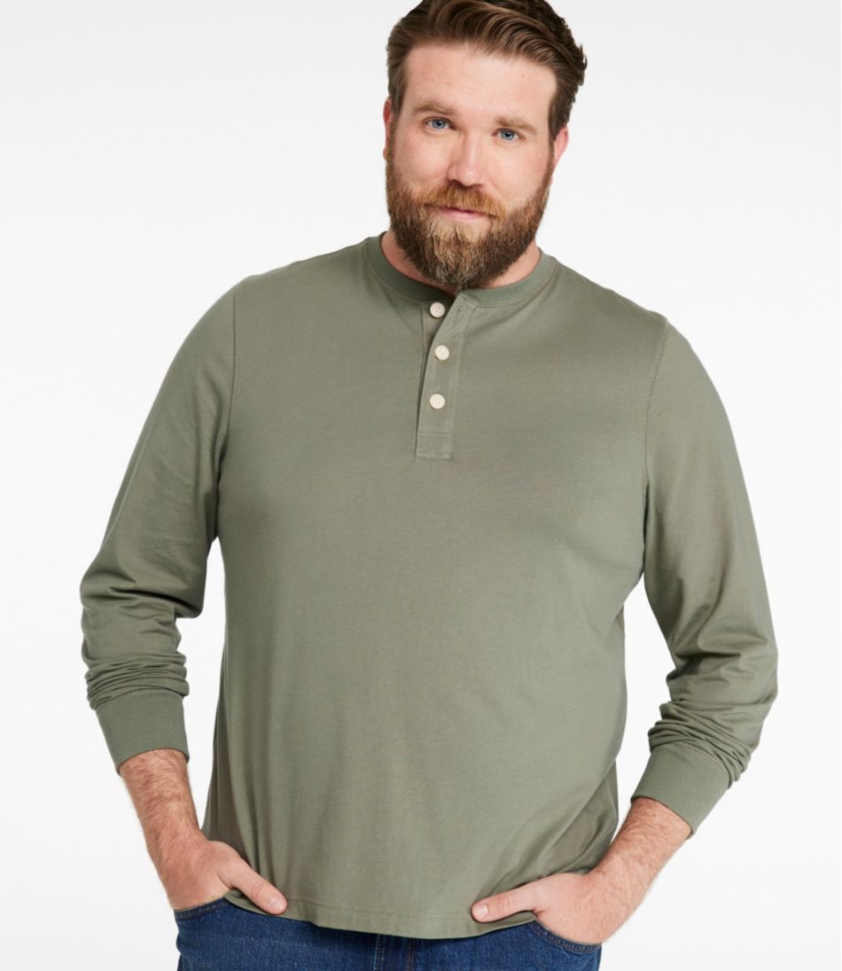 L.L.Bean Online | Men's Signature Northwoods Henley, Long-Sleeve