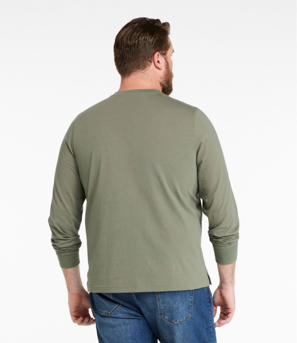 L.L.Bean Online | Men's Signature Northwoods Henley, Long-Sleeve