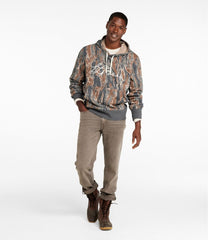 L.L.Bean Outlet | Men's Signature Camp Hoodie Sweatshirt, Print