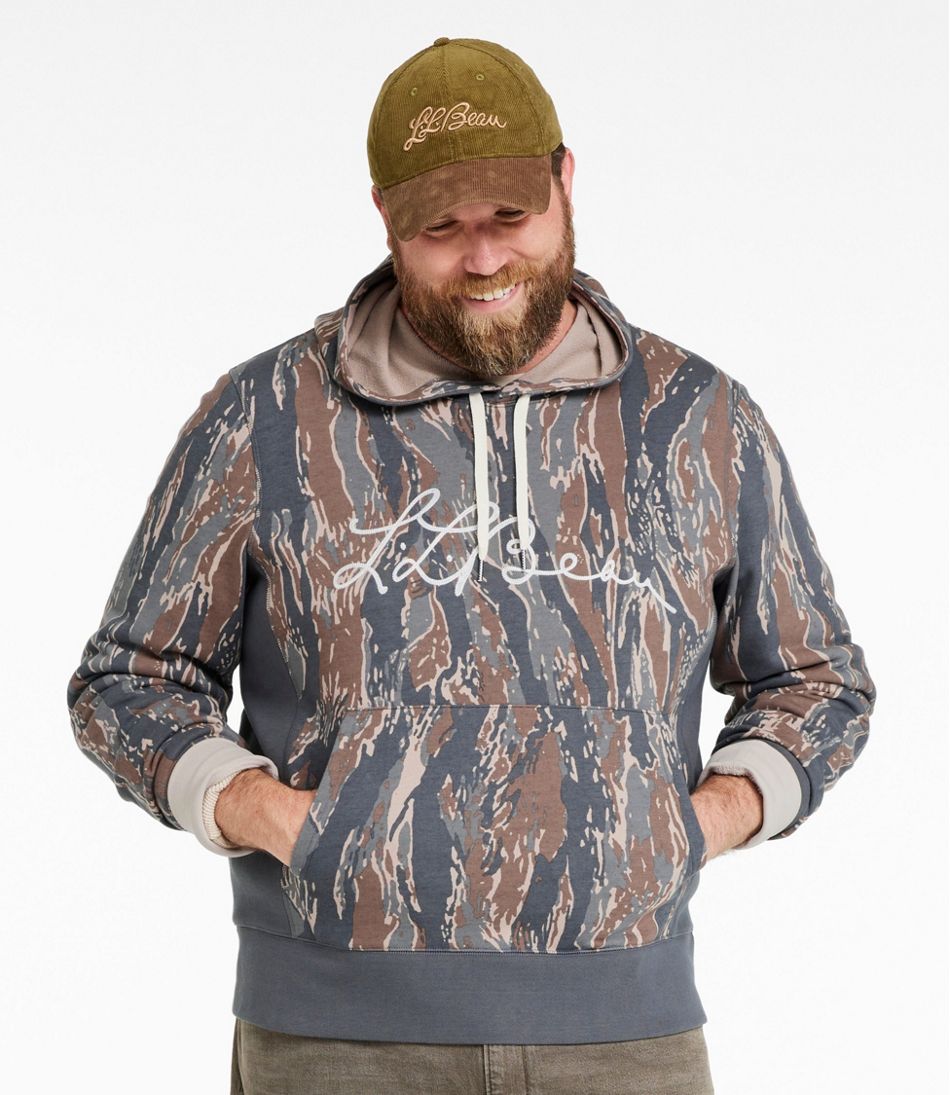L.L.Bean Outlet | Men's Signature Camp Hoodie Sweatshirt, Print