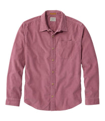 L.L.Bean Discount | Men's Sunwashed Corduroy Shirt, Slightly Fitted Untucked Fit