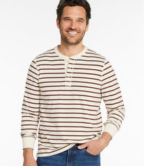L.L.Bean Online | Men's Signature Northwoods Henley, Long-Sleeve, Stripe