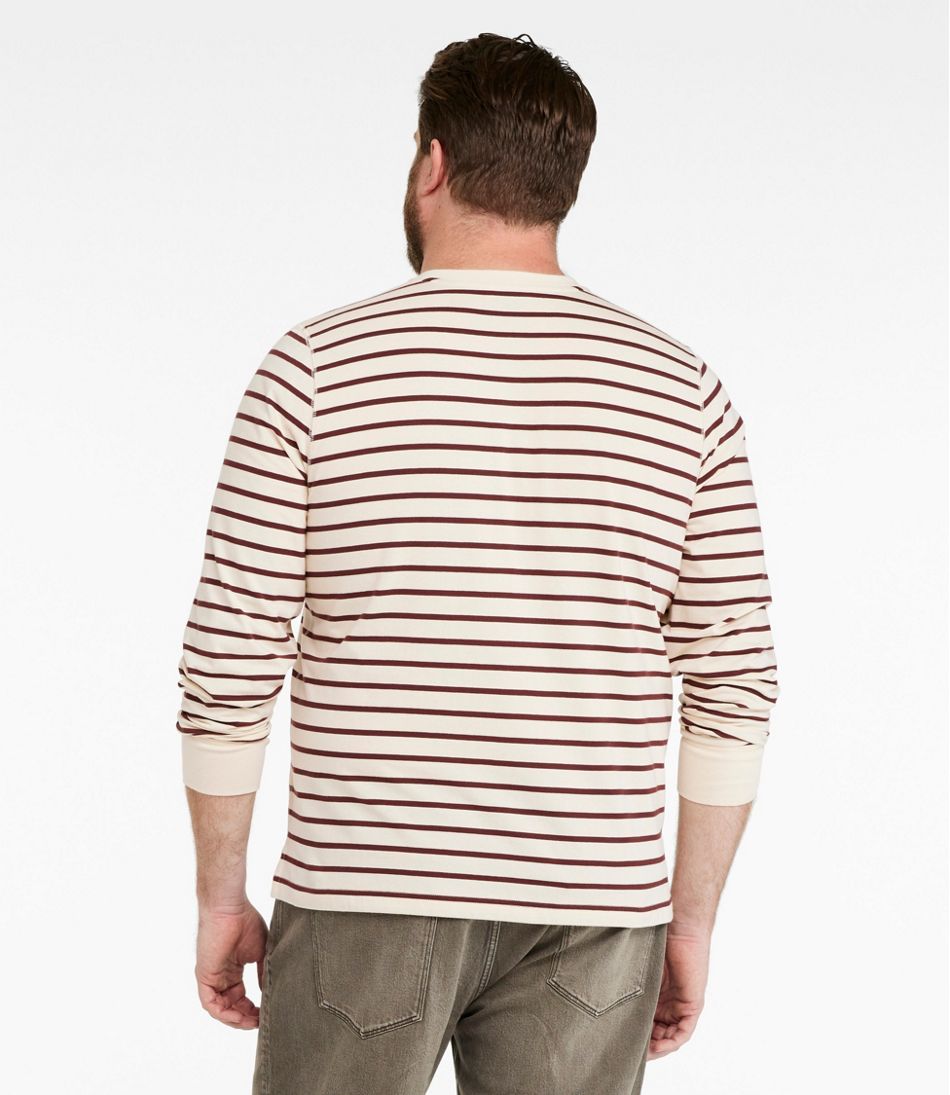 L.L.Bean Online | Men's Signature Northwoods Henley, Long-Sleeve, Stripe