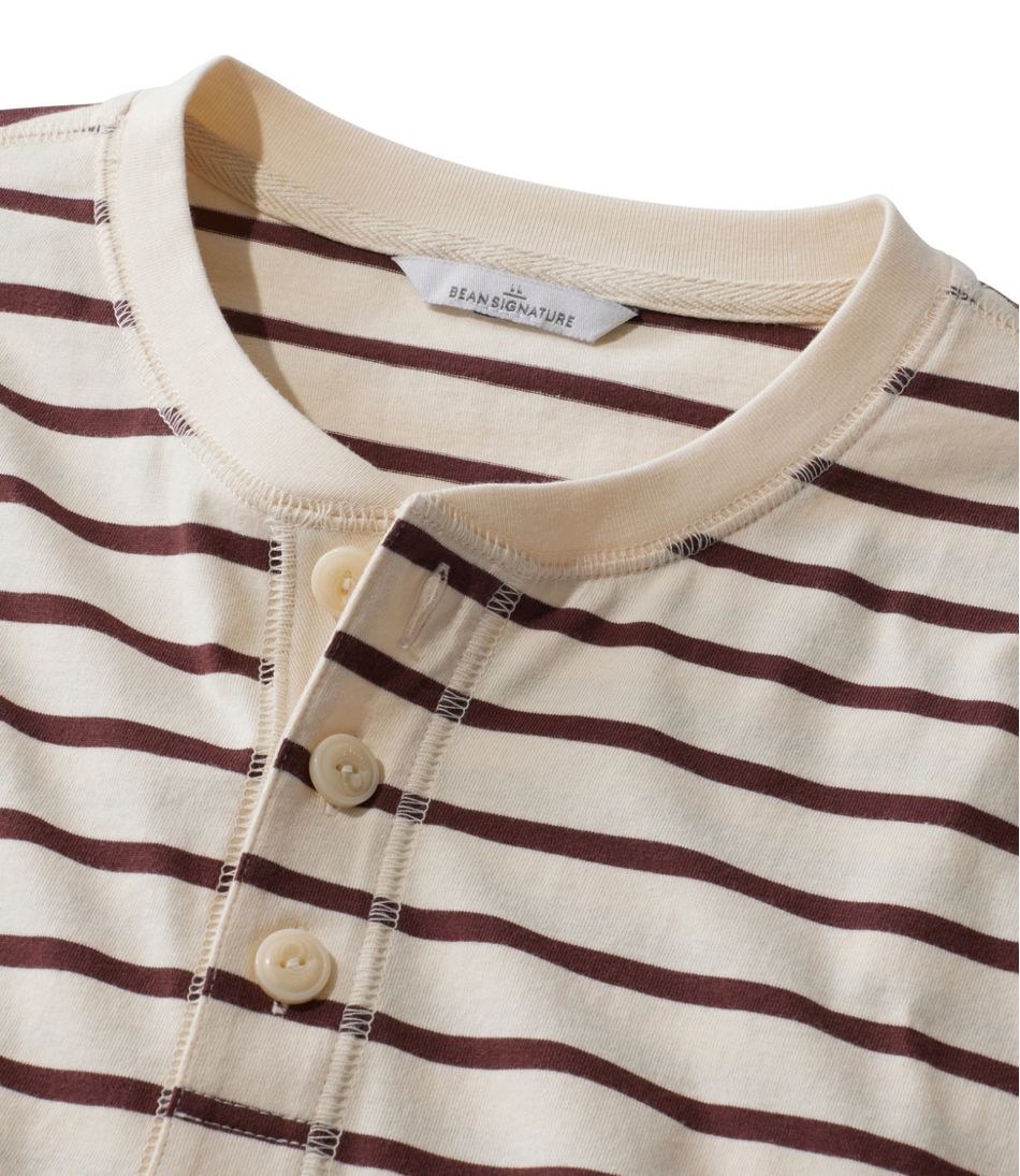 L.L.Bean Online | Men's Signature Northwoods Henley, Long-Sleeve, Stripe