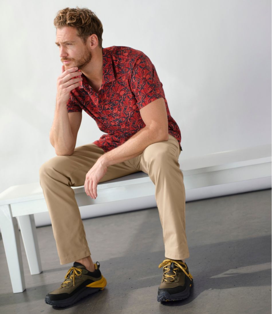 L.L.Bean New | Men's Ultralight Venture Shirt, Short-Sleeve Print