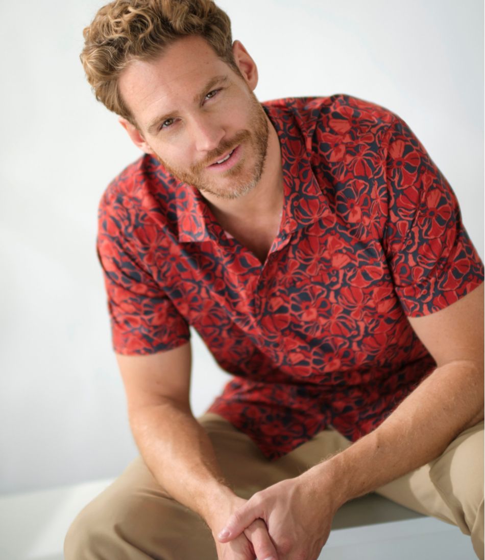L.L.Bean New | Men's Ultralight Venture Shirt, Short-Sleeve Print