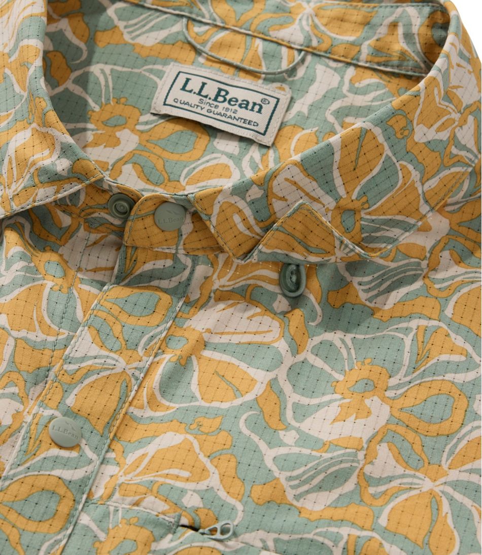 L.L.Bean New | Men's Ultralight Venture Shirt, Short-Sleeve Print
