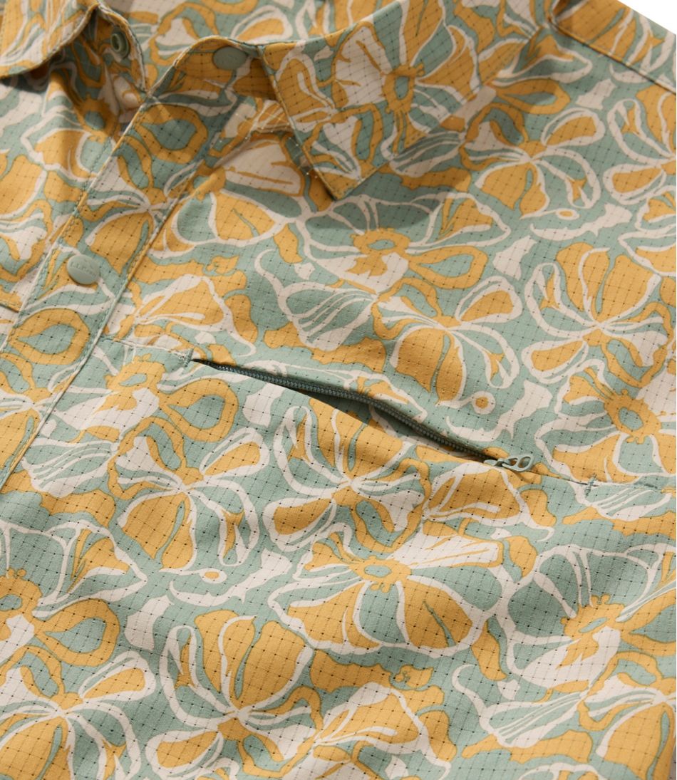 L.L.Bean New | Men's Ultralight Venture Shirt, Short-Sleeve Print