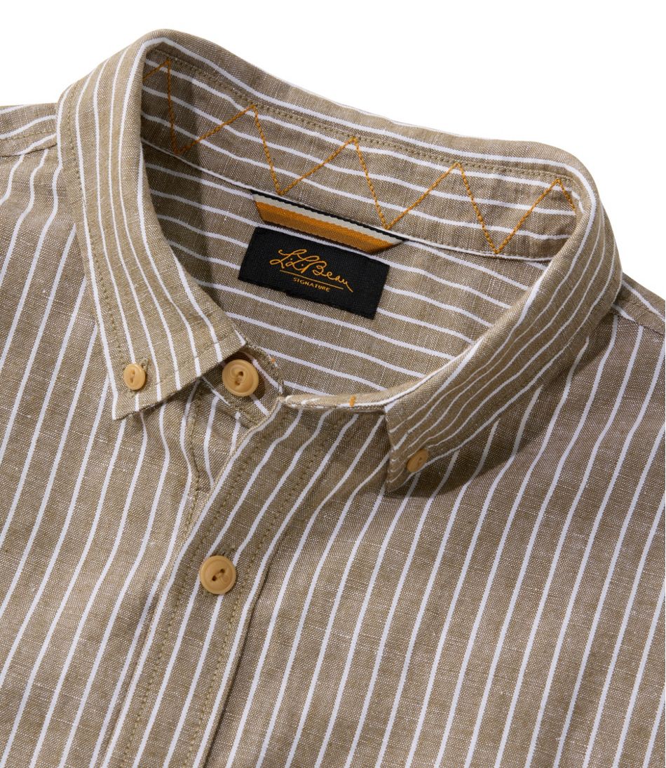 L.L.Bean Sale | Men's Signature Wharfside Linen Blend Shirt