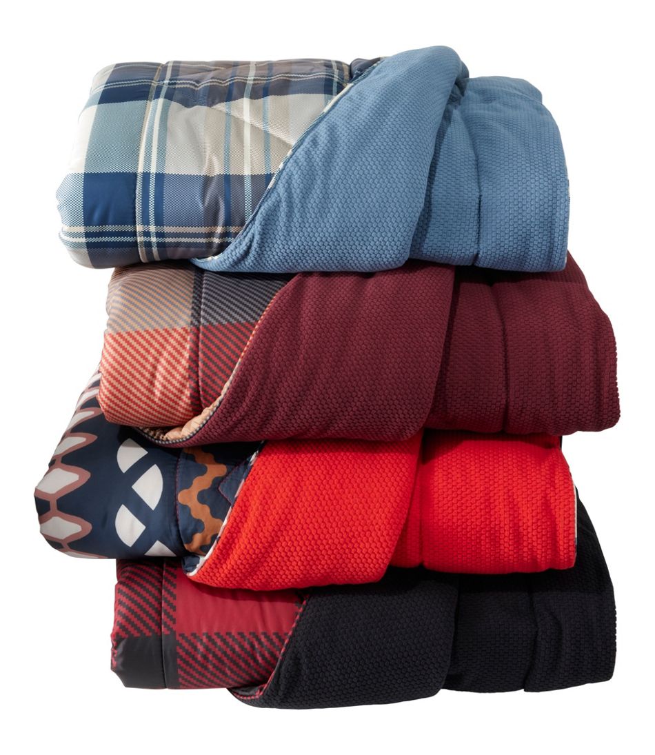 L.L.Bean Online | Fleece Puffer Blanket