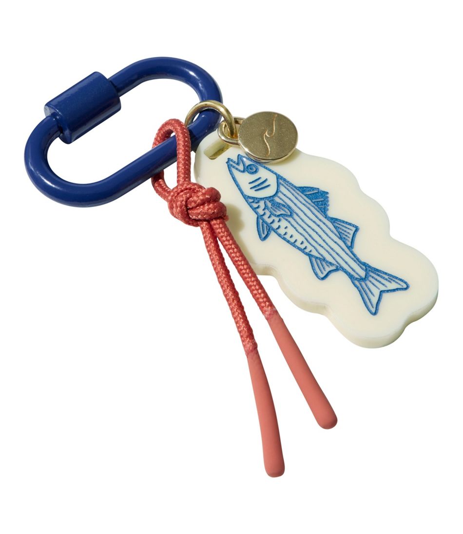 L.L.Bean Sale | Carabiner Tassel Charm, Fish