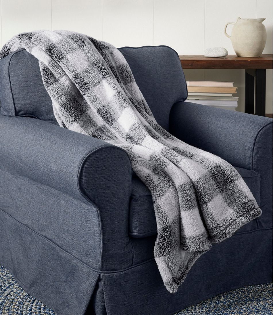 L.L.Bean On Sale | Cozy Plush Throw, Plaid