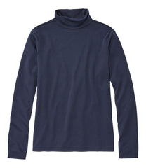 L.L.Bean New | Women's Pima Cotton Turtleneck, Long-Sleeve