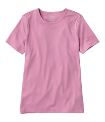 L.L.Bean Online | Women's Pima Cotton Tee, Short-Sleeve Crewneck