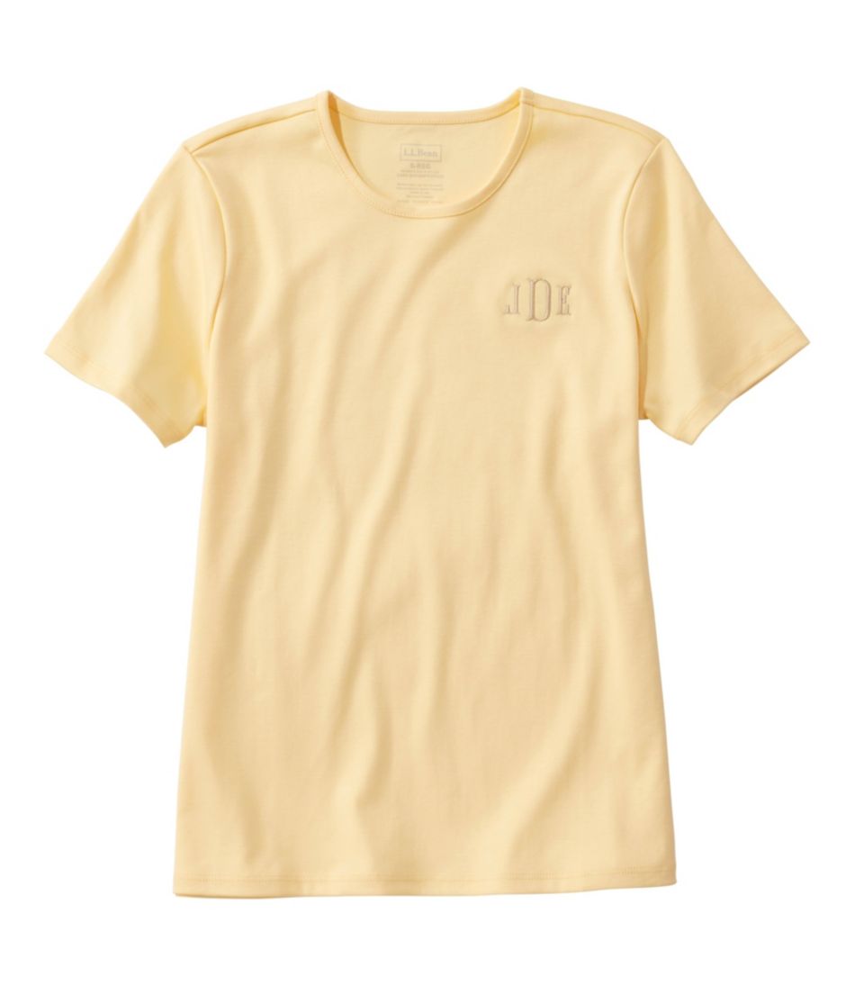 L.L.Bean Online | Women's Pima Cotton Tee, Short-Sleeve Crewneck