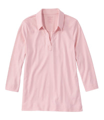 L.L.Bean Discount | Women's Pima Cotton Tee, Three-Quarter-Sleeve Polo