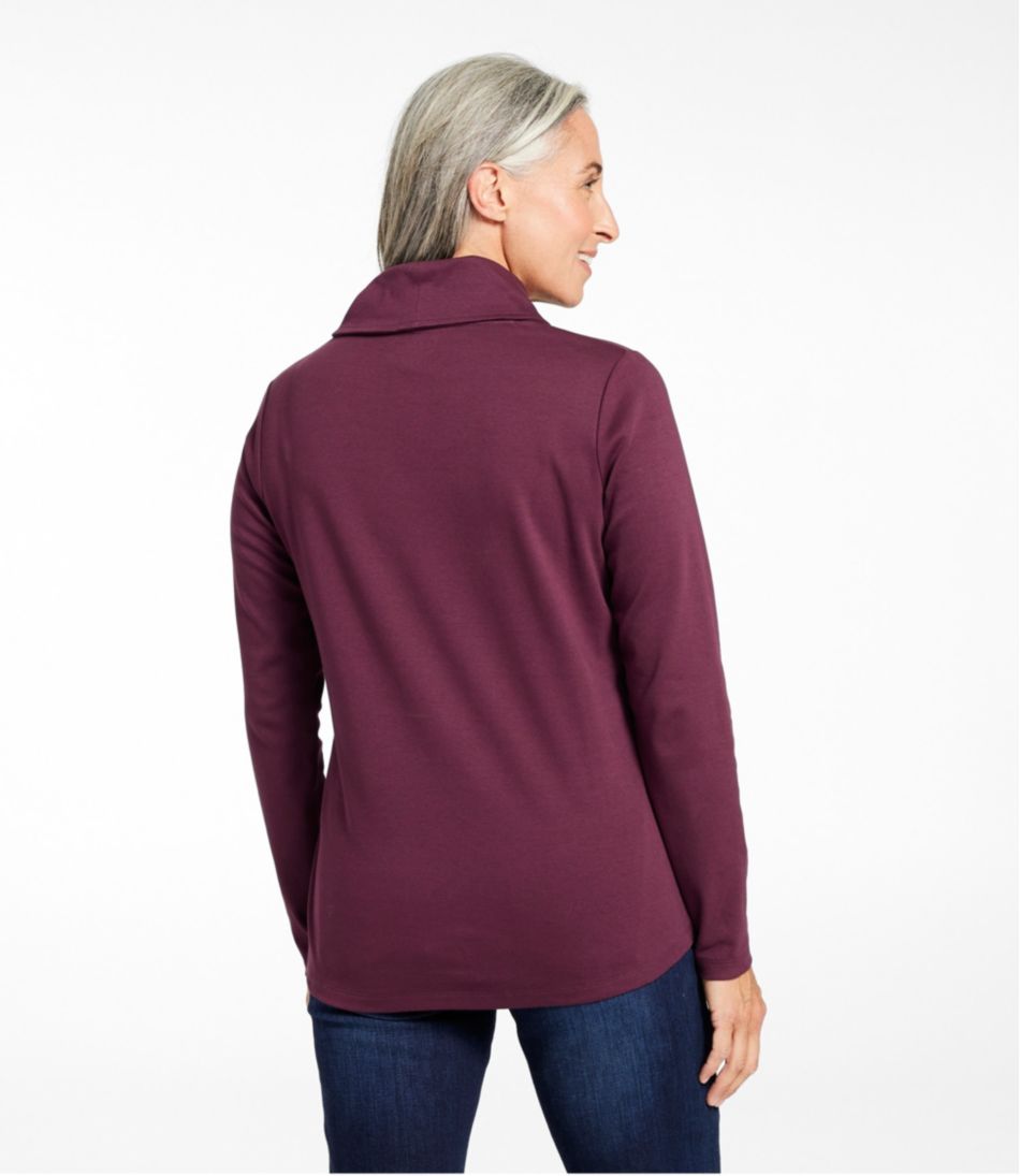 L.L.Bean Online | Women's Pullover, Long-Sleeve Shawl Collar