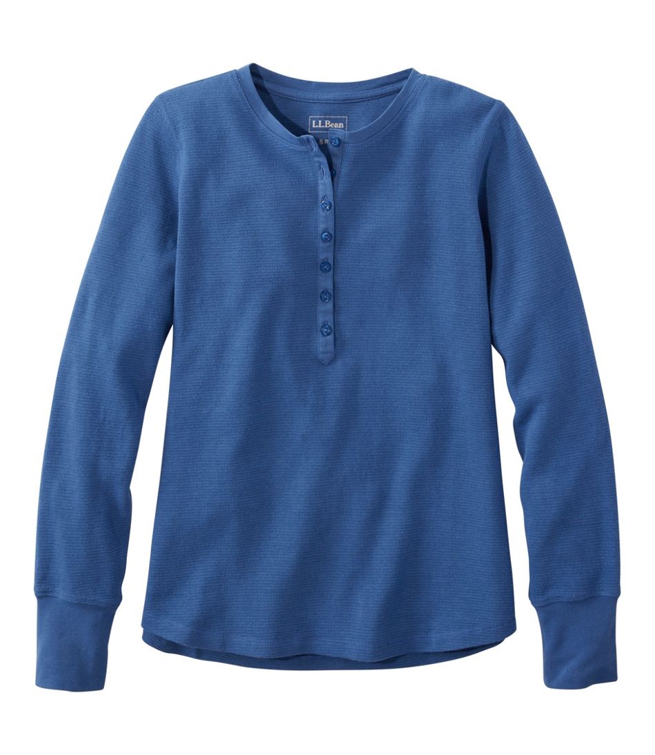 L.L.Bean Discount | Women's Waffle-Knit Henley