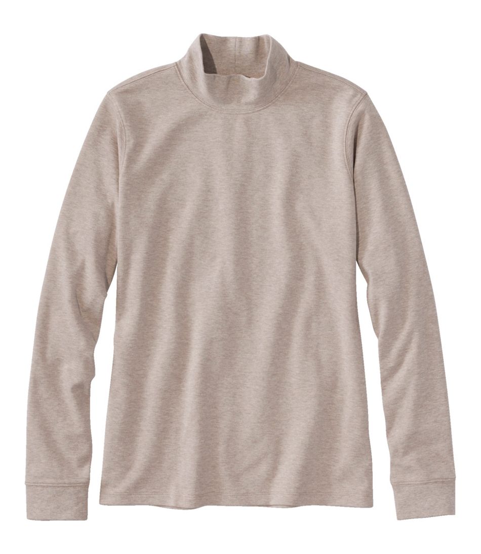 L.L.Bean US | Women's Interlock Mock-Turtleneck, Long-Sleeve
