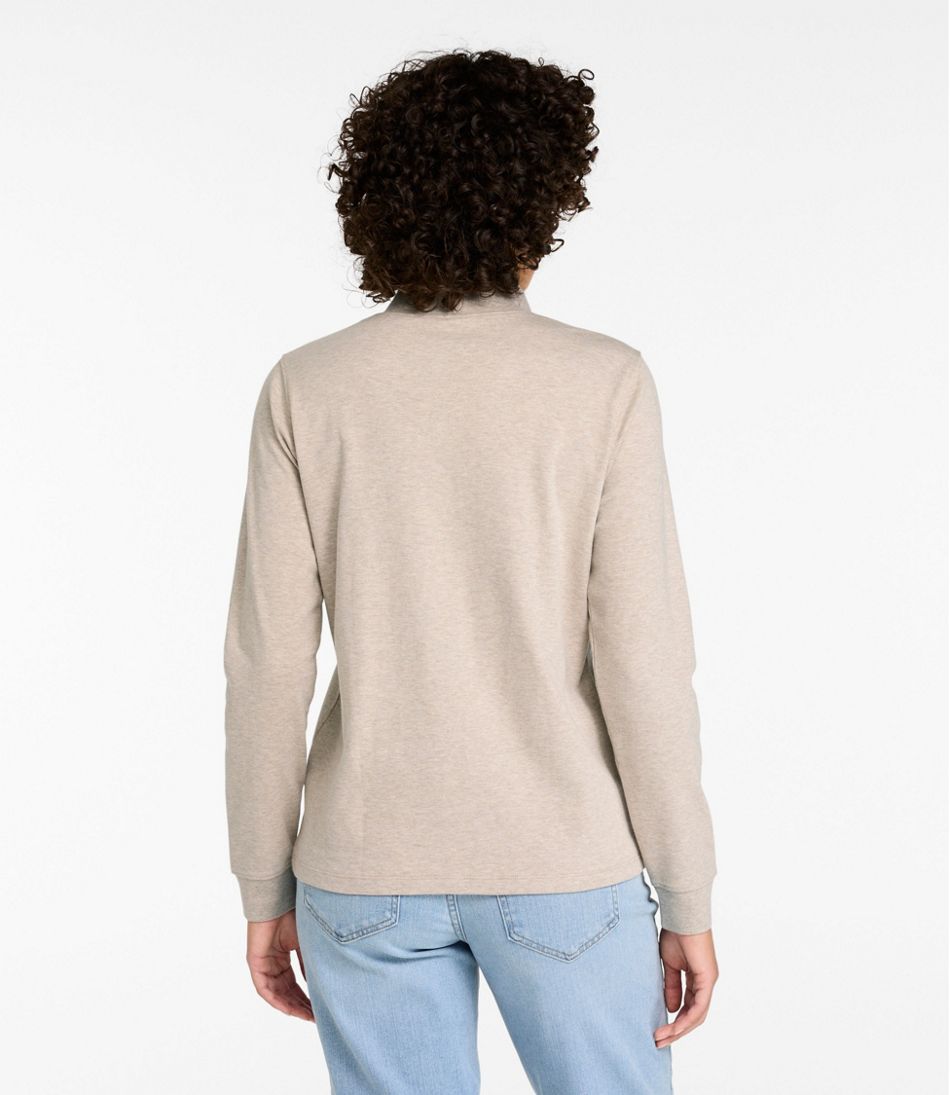 L.L.Bean US | Women's Interlock Mock-Turtleneck, Long-Sleeve