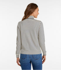 L.L.Bean Outlet | Women's Interlock Turtleneck, Long-Sleeve Stripe